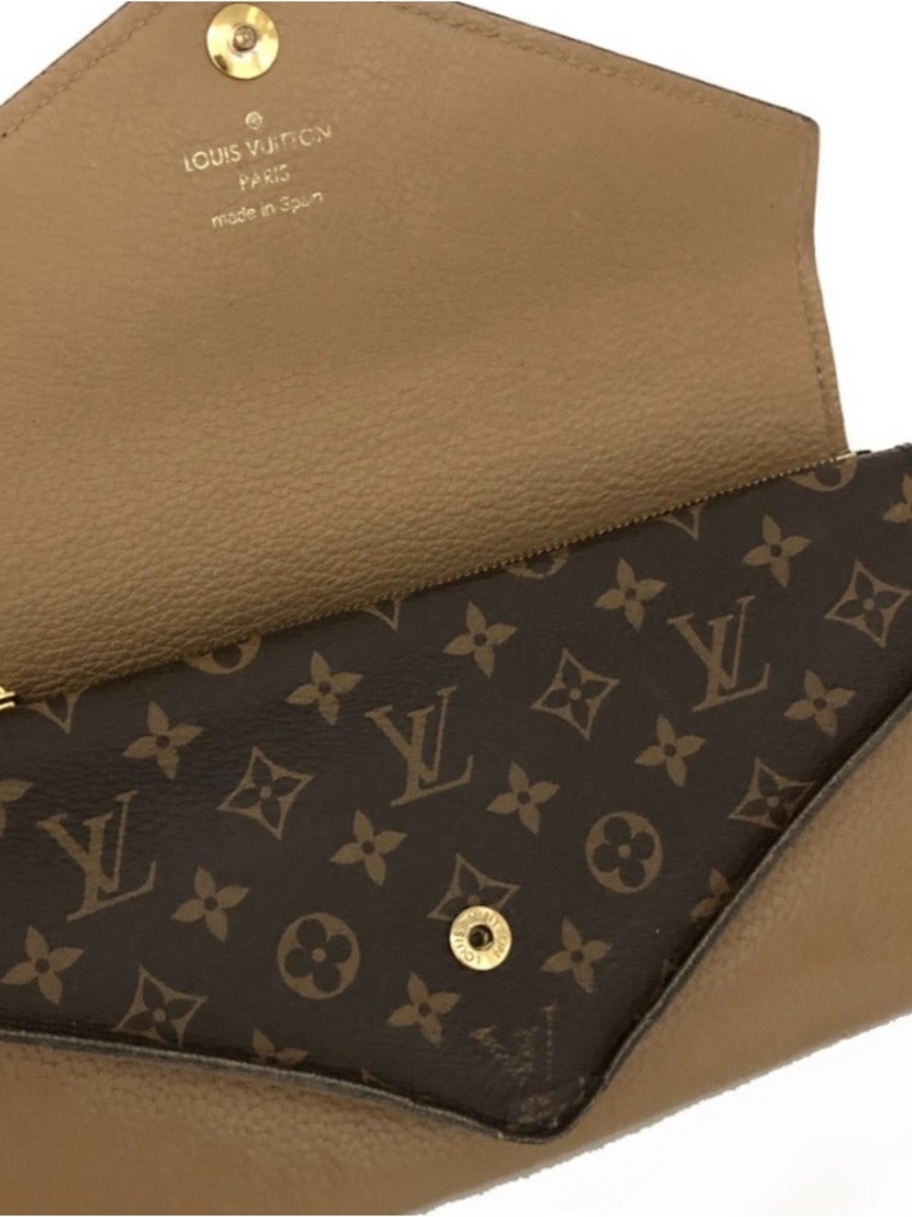 🤎💛🤎Louis Vuitton Monogram Portefeuille Double V Long Bifold Wallet🤎💛🤎
